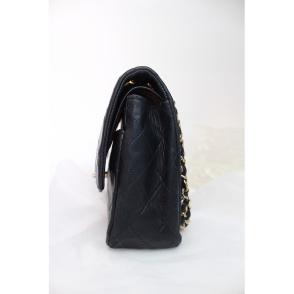 Chanel Medium Flap Navy Blue Double Flap - Picture 10 of 14